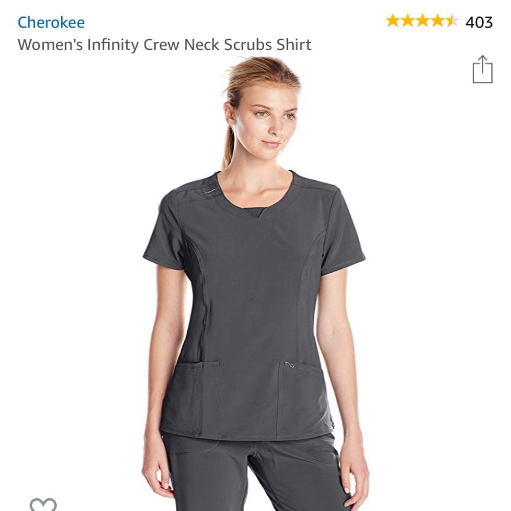Cherokee Pewter Scrubs